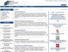 Tablet Screenshot of graphonomics.org